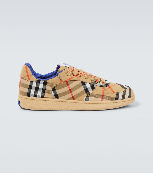 Burberry Burberry Check canvas sneakers