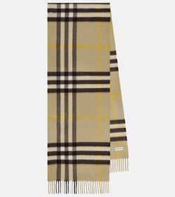 Burberry Burberry Check cashmere scarf