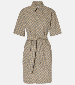 Burberry Burberry Check cotton shirt dress