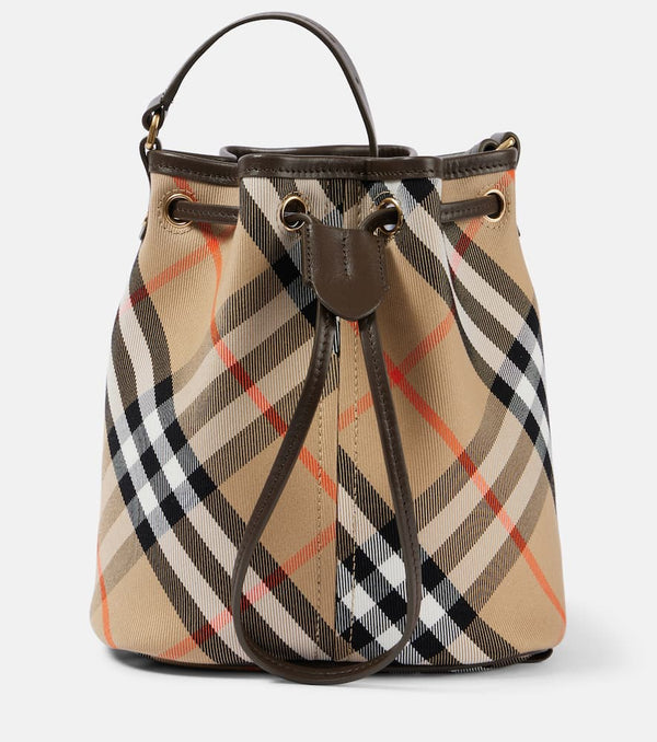 Burberry Burberry Check jacquard bucket bag