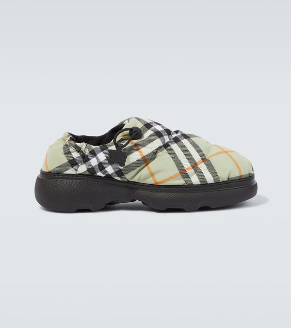 Burberry Burberry Check quilted mules