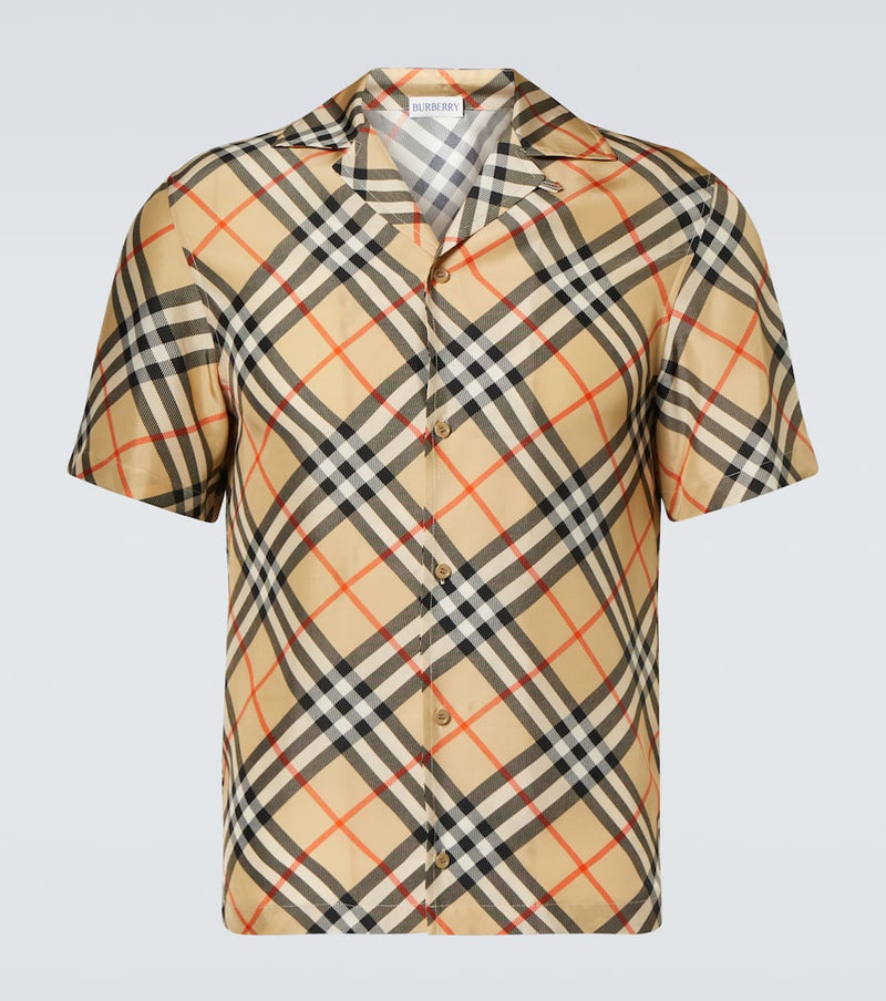 Burberry Burberry Check silk shirt