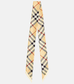 Burberry Burberry Check silk twill scarf