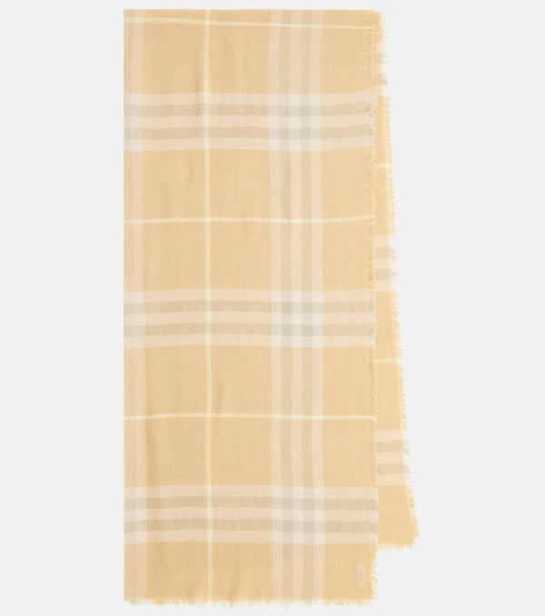 Burberry Burberry Check wool scarf