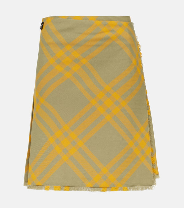 Burberry Check wool-blend kilt