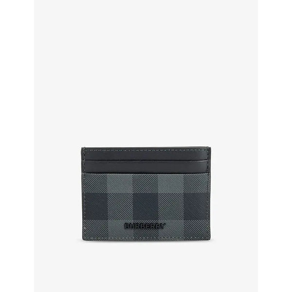 Burberry Checked coated-canvas cardholder | Burberry