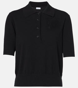 Burberry Cotton-blend polo shirt