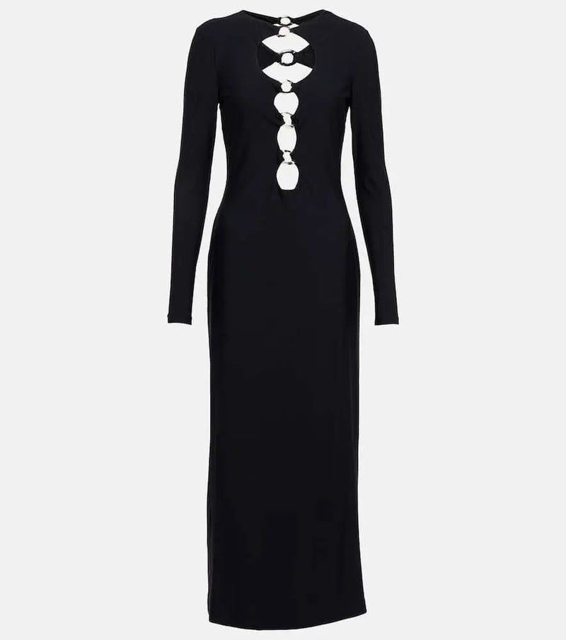 Burberry Cutout jersey maxi dress | LYBSTORE