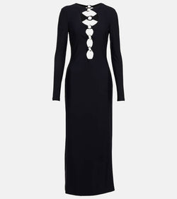 Burberry Cutout jersey maxi dress