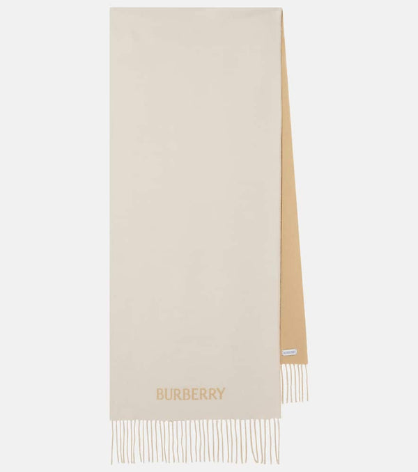 Burberry EKD jacquard cashmere scarf