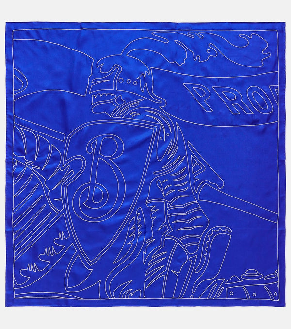 Burberry EKD silk scarf