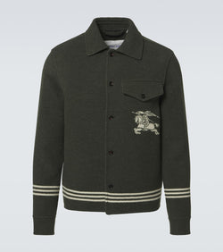 Burberry EKD virgin wool overshirt