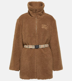 Burberry EKD wool-blend fleece jacket