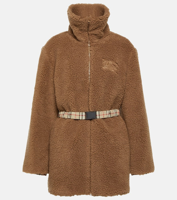 Burberry EKD wool-blend fleece jacket