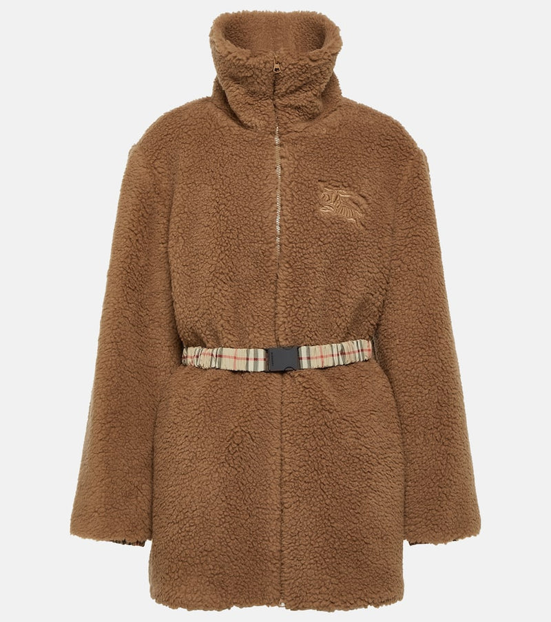 Burberry EKD wool-blend fleece jacket