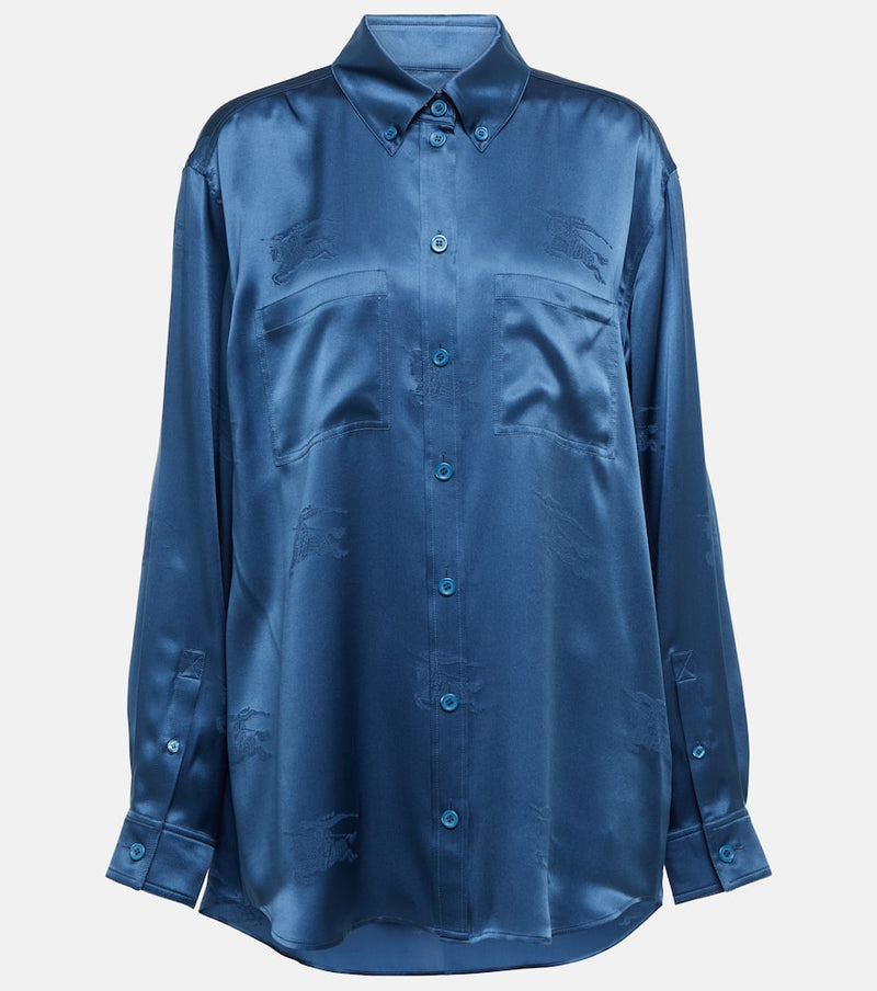 Burberry Equestrian Knight silk shirt