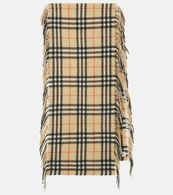 Burberry Fringed cashmere scarf