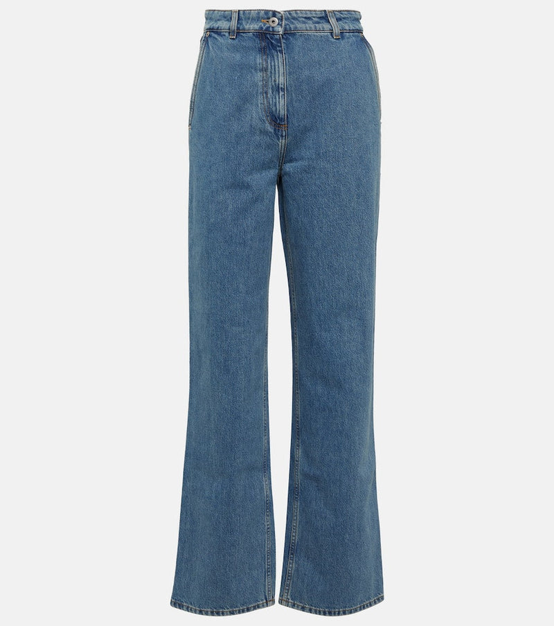 Burberry High-rise straight jeans