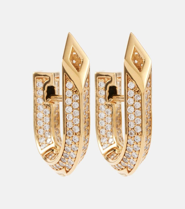 Burberry Hollow embellished earrings