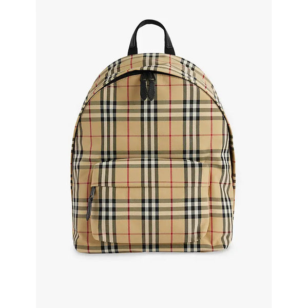 Burberry Jett signature-check woven backpack | Burberry