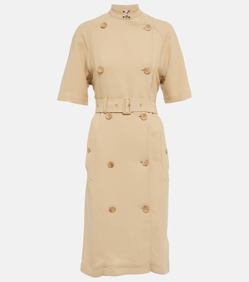 Burberry Kristen belted midi dress