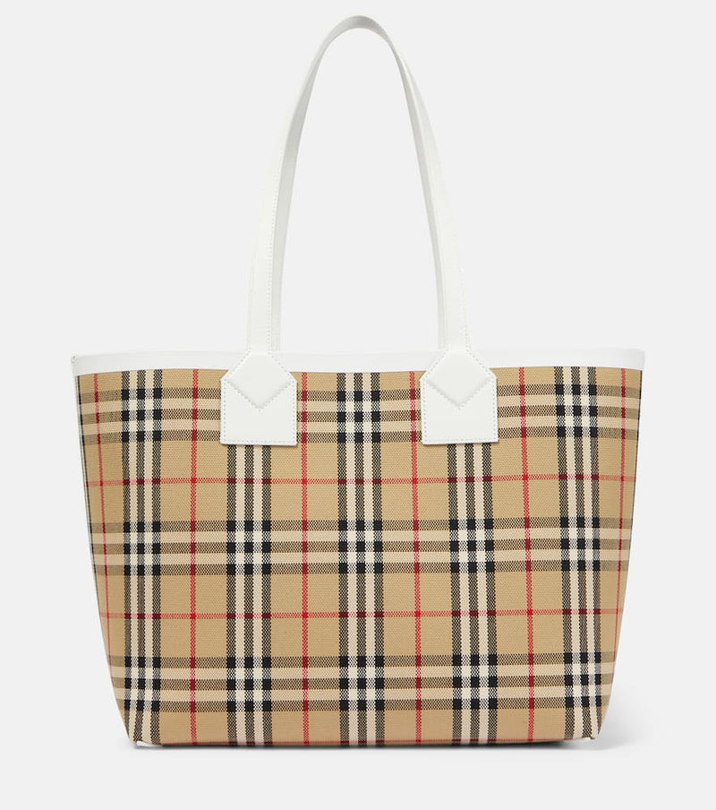 Burberry London Medium Burberry Check canvas tote bag