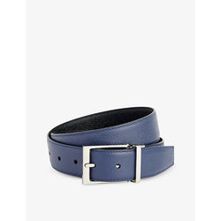 Mens Burberry Louis buckle-embellished leather buckle