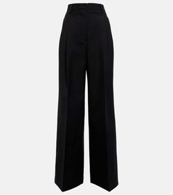 Burberry Madge high-rise wide-leg wool pants