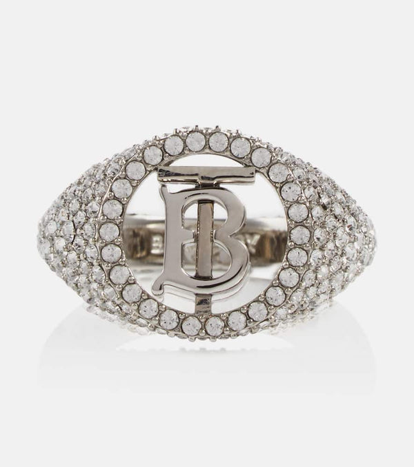 Burberry Monogram embellished signet ring