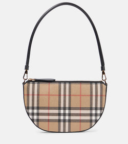 Burberry Olympia Pouch checked shoulder bag