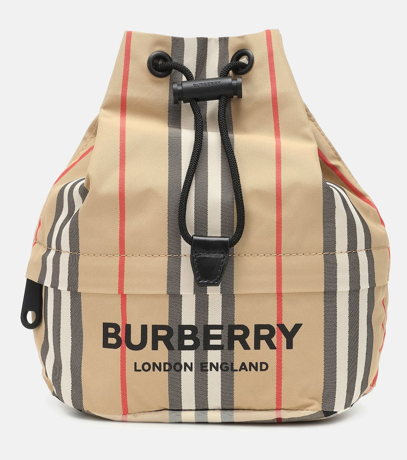 Burberry Phoebe Check drawstring pouch