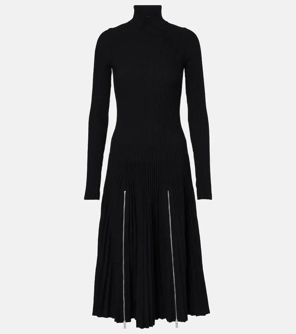 Burberry Pleated jersey midi dress | LYBSTORE