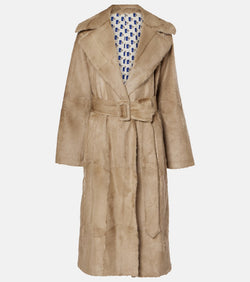 Burberry Shearling trench coat