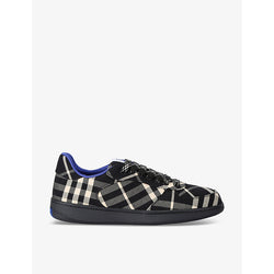 Burberry Terrace checked woven low-top trainers