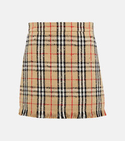 Burberry Vintage Check bouclé miniskirt