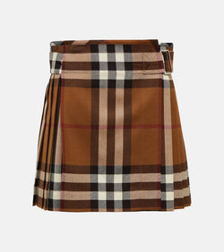 Burberry Vintage Check wool miniskirt