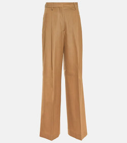 Burberry Wide-leg virgin wool pants