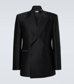 Burberry Wool and silk blazer | LYBSTORE