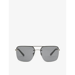 Bvlgari BV5054 61 aviator-frame metal sunglasses | LYBSTORE