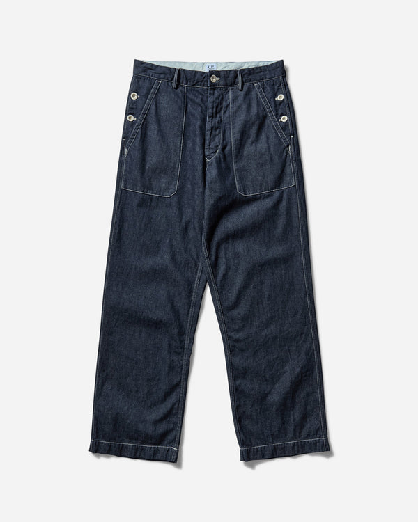 C.P. Company Men s 3/1 Loose Denim Pants Blue