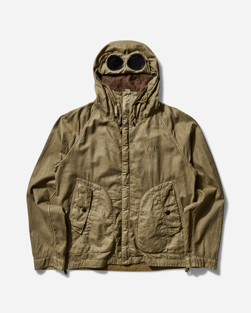 C.P. Company Men s Lino Wax Goggle Jacket Tree House