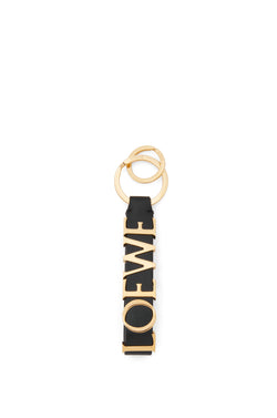 LOEWE Bold keyring in classic calfskin and brass