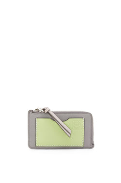 Coin cardholder in soft grained calfskin