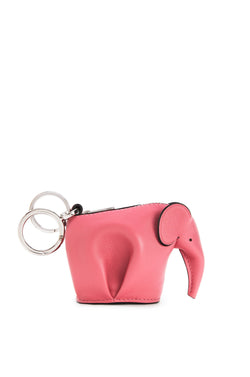 Elephant charm in classic calfskin