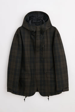 Comme des Garçons Homme Hooded Jacket Black Khaki