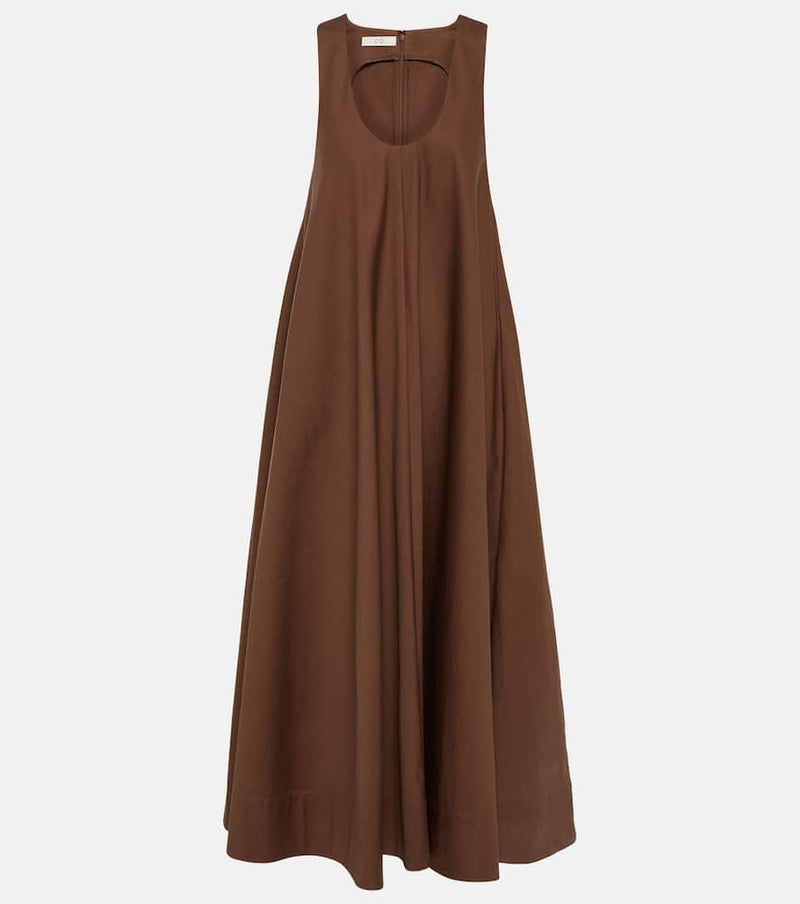 CO Cotton and silk midi dress