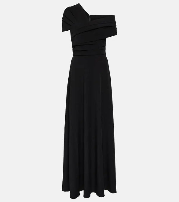 CO Crêpe one-shoulder gown | LYBSTORE