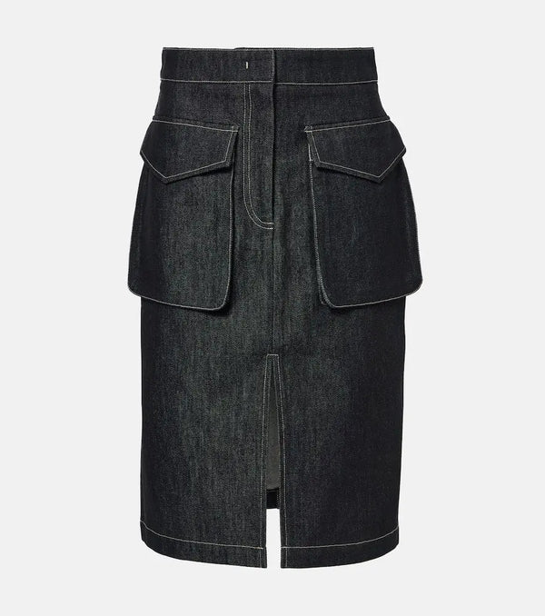 CO Denim pencil skirt | LYBSTORE