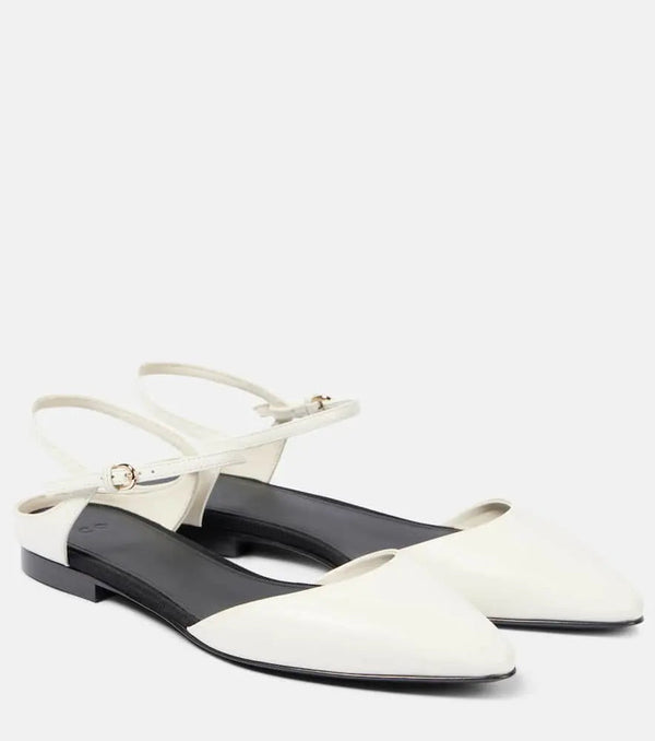 CO Leather slingback flats | LYBSTORE