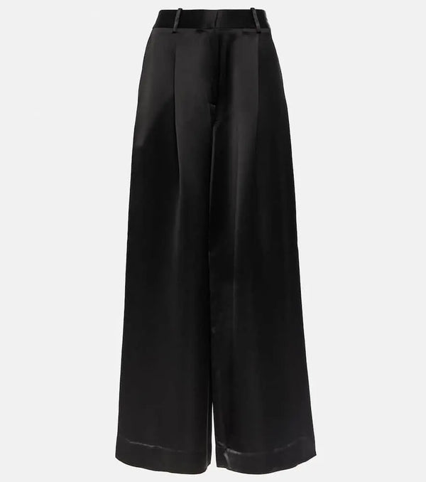 CO Wide-leg satin pants | LYBSTORE